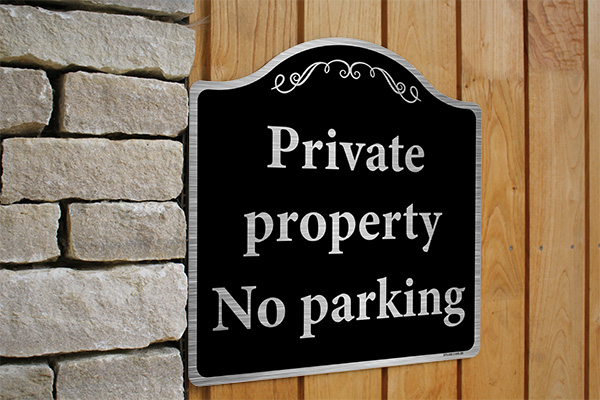 No Parking Private Property